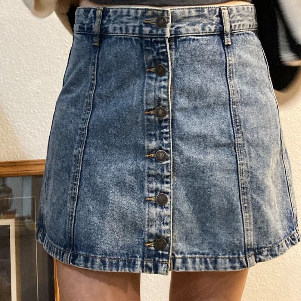 Denim Mini skirt Medium